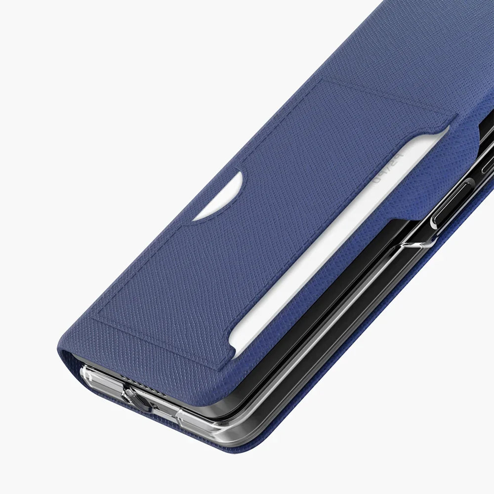Araree Bonnet C Diary Case For Z Fold 4 - Ash Blue - Tashqila Araree Bonnet C Diary Case For Z Fold 4 - Ash Blue - Tashqila